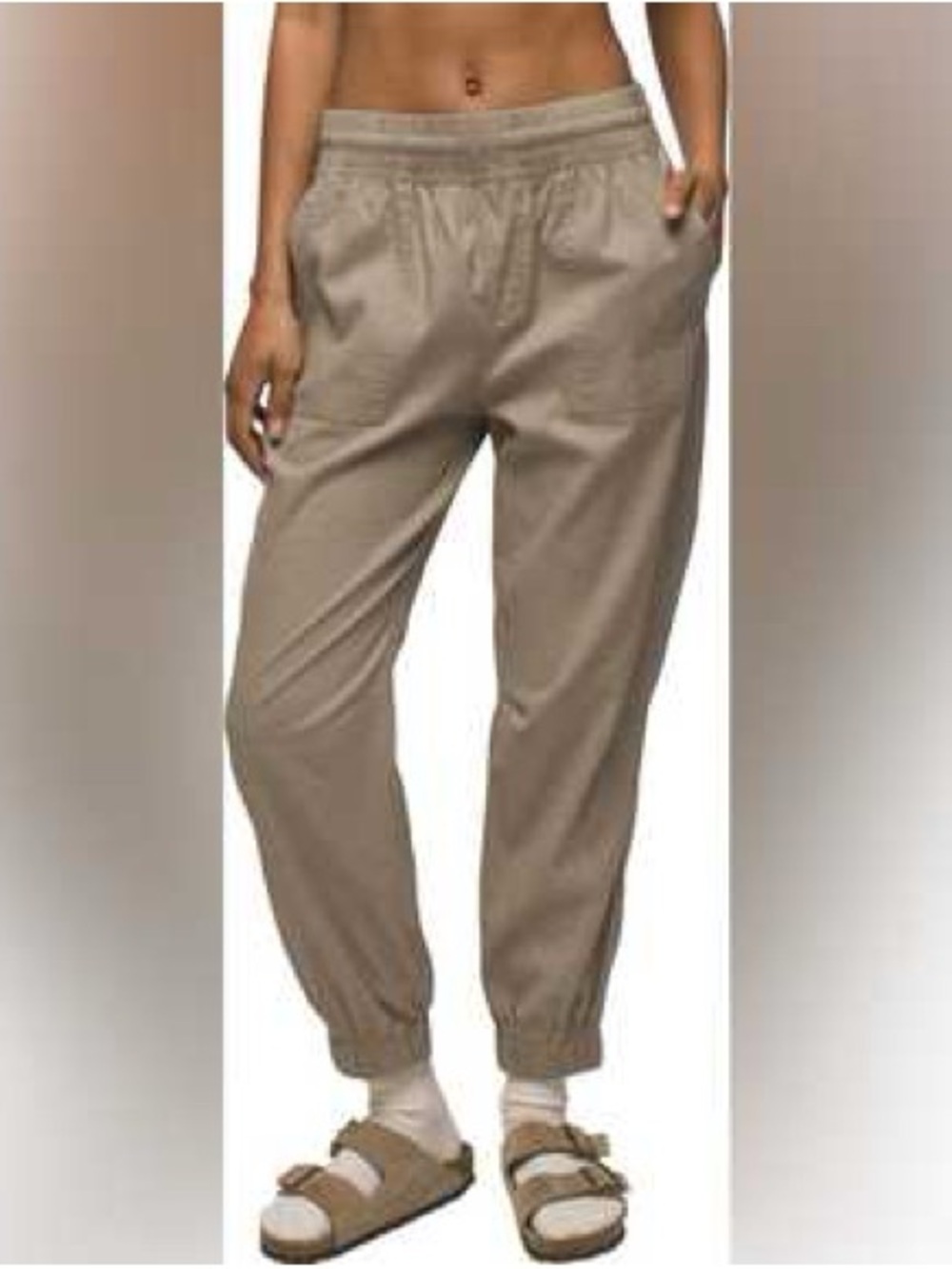 Prana Mantra Jogger Pants in Taupe